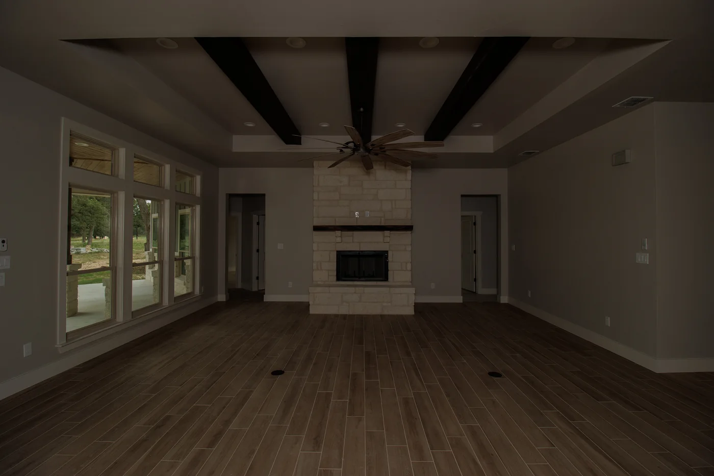 Separate exterior exposure for blending